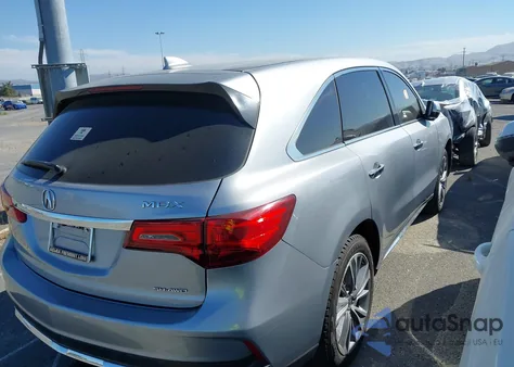 2017 Acura Mdx Technology Package from USA, damaged, VIN 5J8YD4H57HL003584